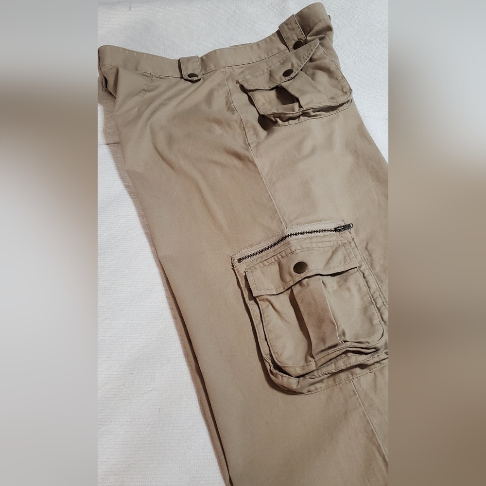 Moda International Tan Cargo Pants
